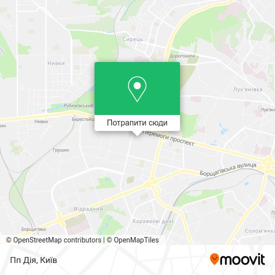 Карта Пп Дiя