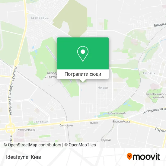 Карта Ideafayna