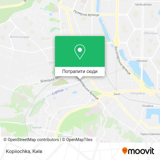 Карта Kopiiochka