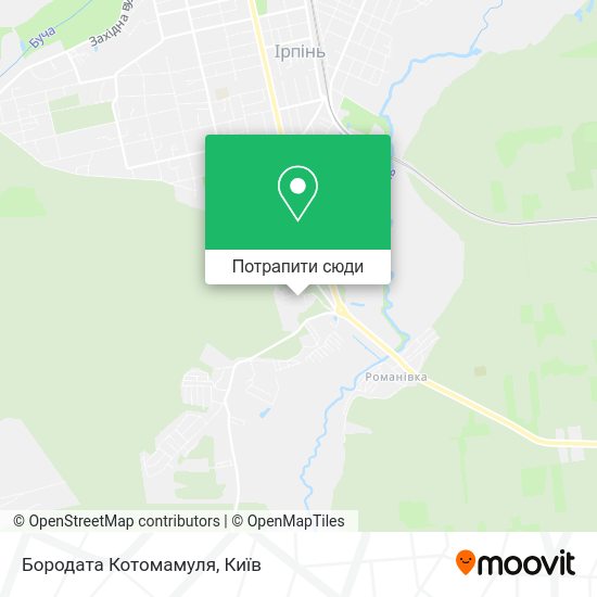 Карта Бородата Котомамуля