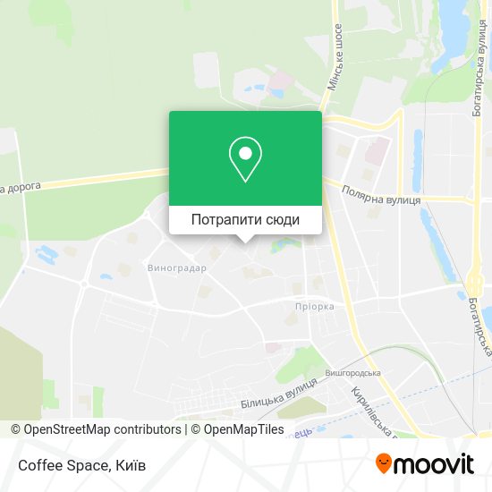 Карта Coffee Space
