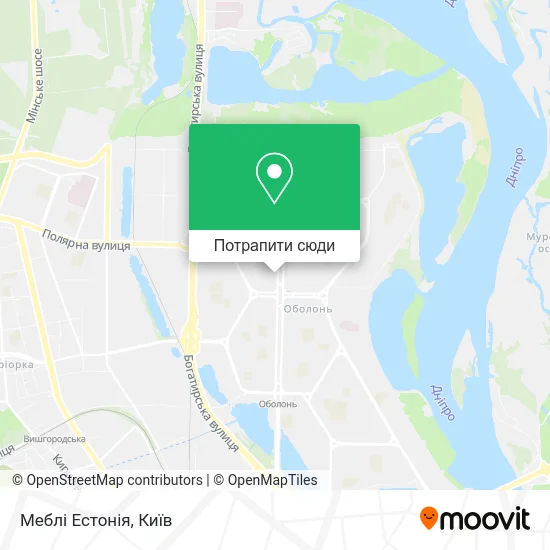 Карта Меблі Естонія