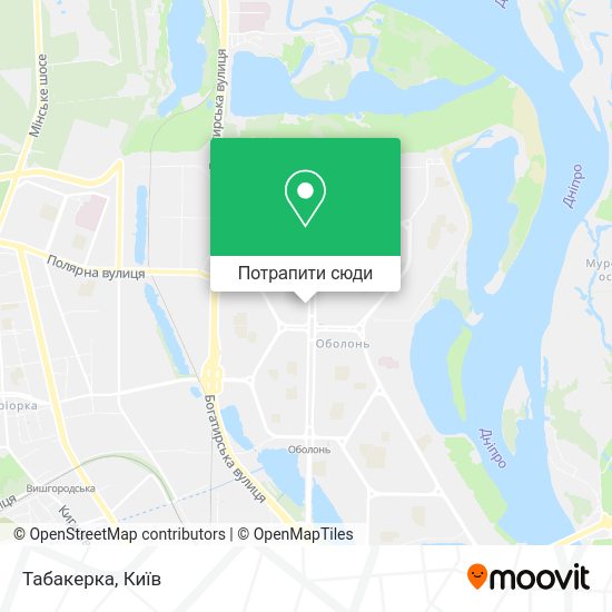 Карта Табакерка
