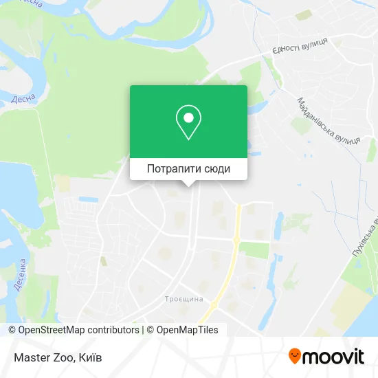 Карта Master Zoo