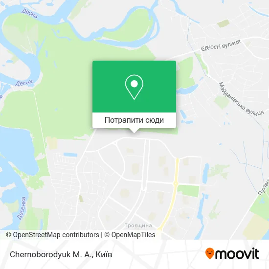 Карта Chernoborodyuk M. A.