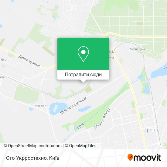 Карта Сто Укрростехно