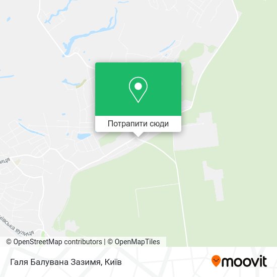Карта Галя Балувана Зазимя