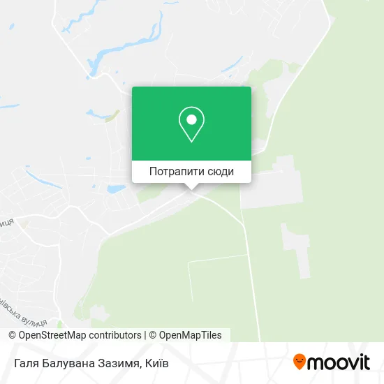 Карта Галя Балувана Зазимя