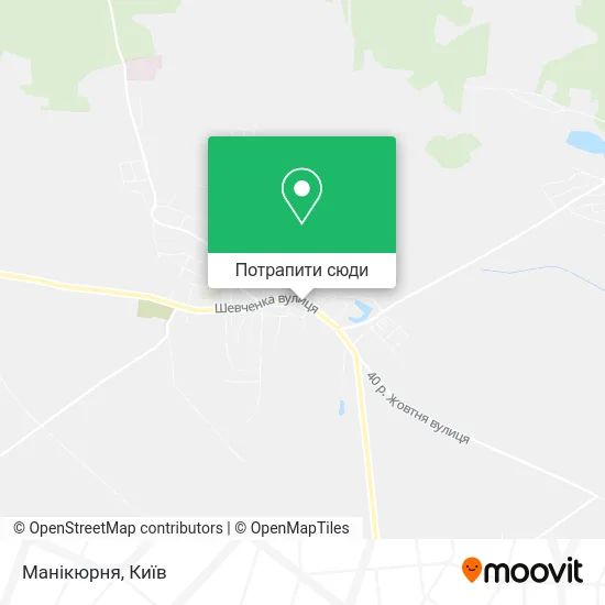 Карта Манікюрня