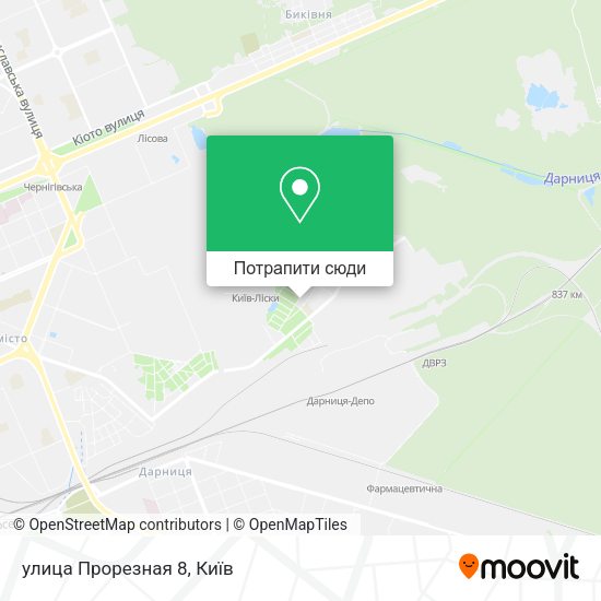 Карта улица Прорезная 8