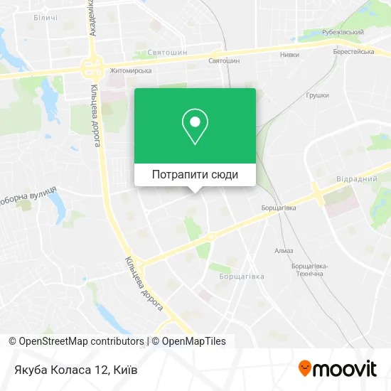 Карта Якуба Коласа 12