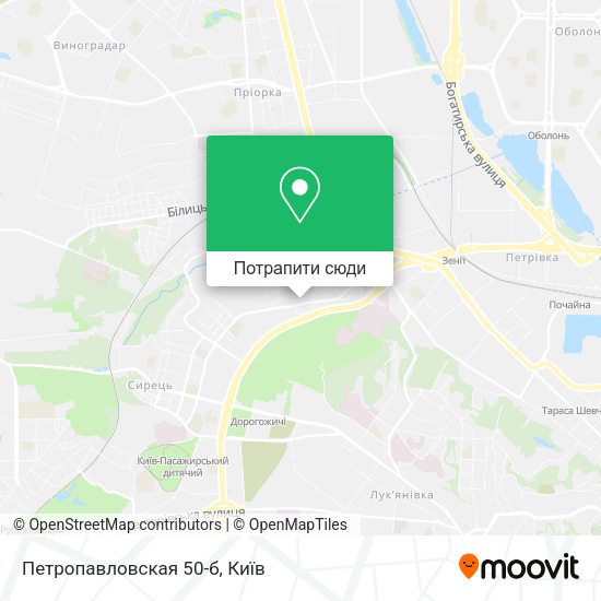 Карта Петропавловская 50-б