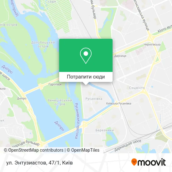 Карта ул. Энтузиастов, 47/1