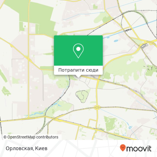 Карта Орловская