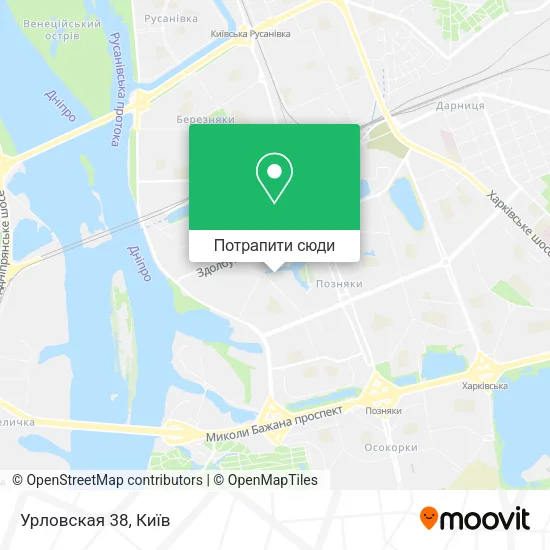 Карта Урловская 38