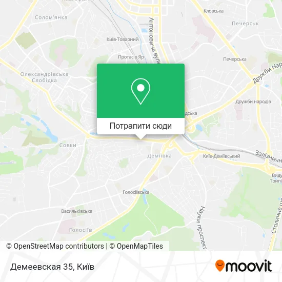 Карта Демеевская 35