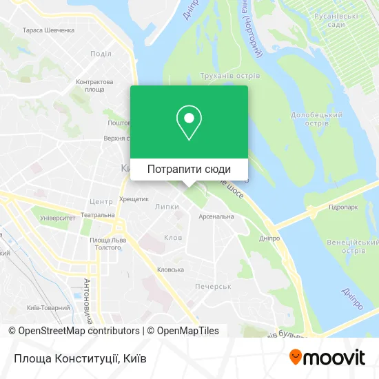 Карта Площа Конституції