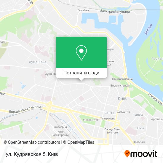 Карта ул. Кудрявская 5