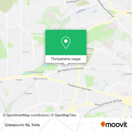 Карта Шамрыло 4в