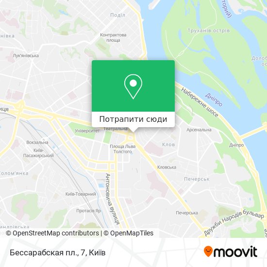 Карта Бессарабская пл., 7