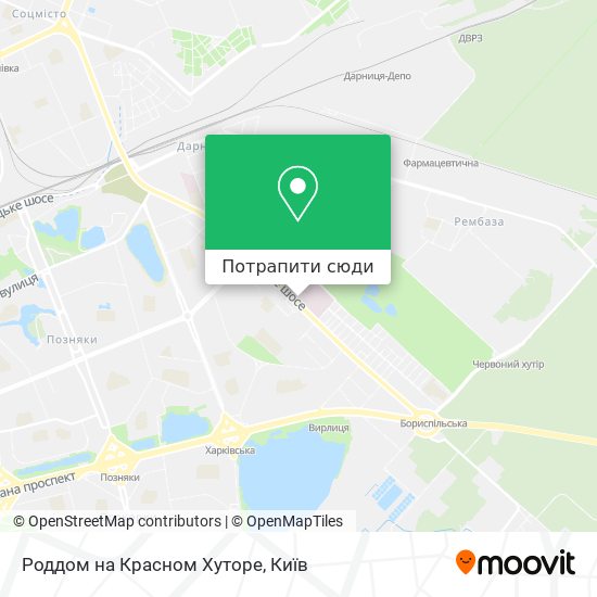 Карта Роддом на Красном Хуторе