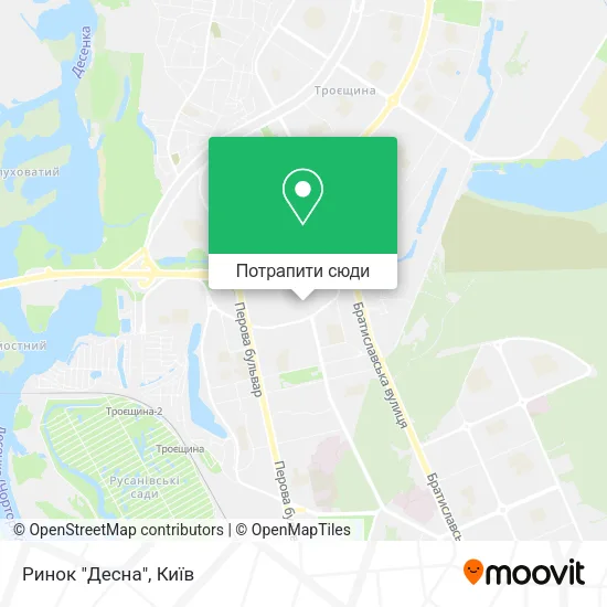 Карта Ринок "Десна"