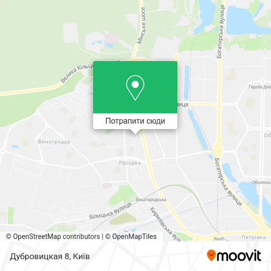 Карта Дубровицкая 8