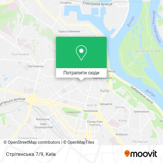 Карта Стрiтенська 7/9