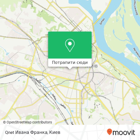 Карта Qnet Ивана Франка