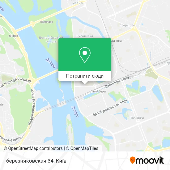 Карта березняковская 34