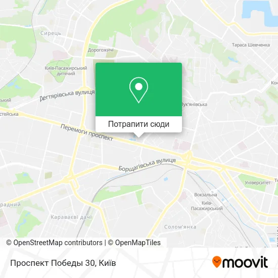Карта Проспект Победы 30