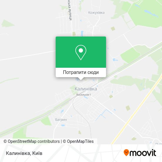 Карта Калинівка