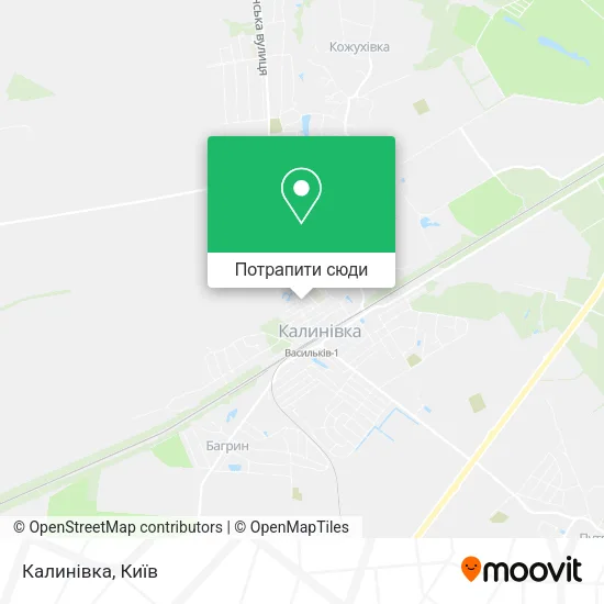 Карта Калинівка