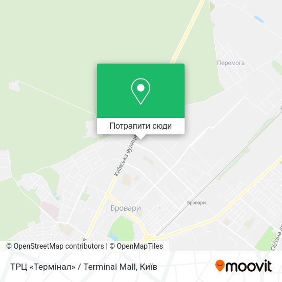 Карта ТРЦ «Термінал» / Terminal Mall