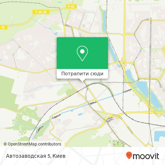 Карта Автозаводская 5