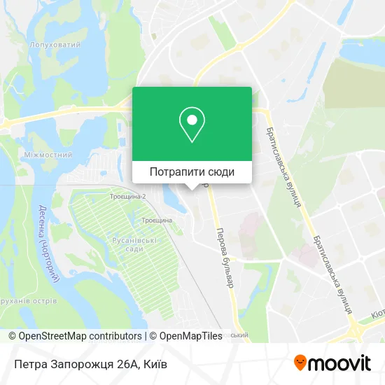 Карта Петра Запорожця 26А