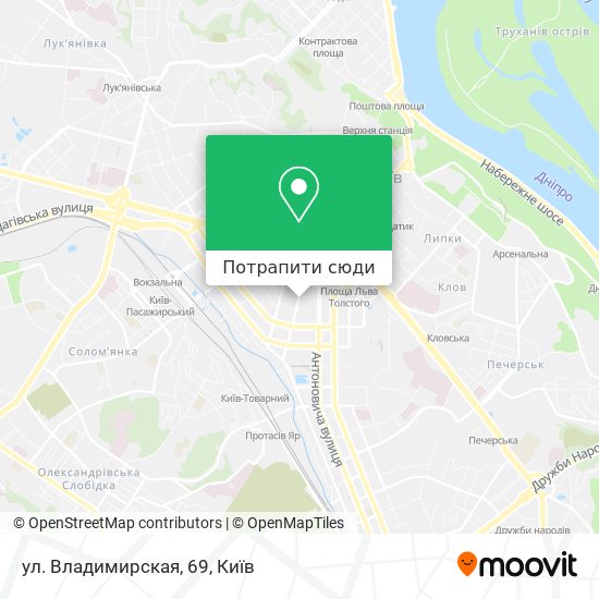 Карта ул. Владимирская, 69