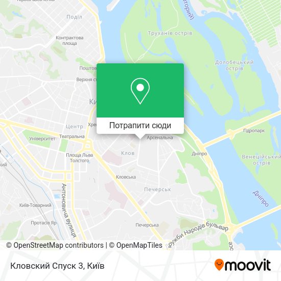 Карта Кловский Спуск 3