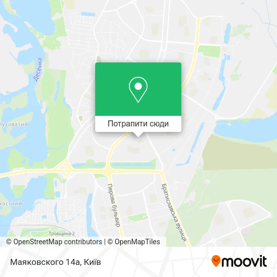 Карта Маяковского 14а