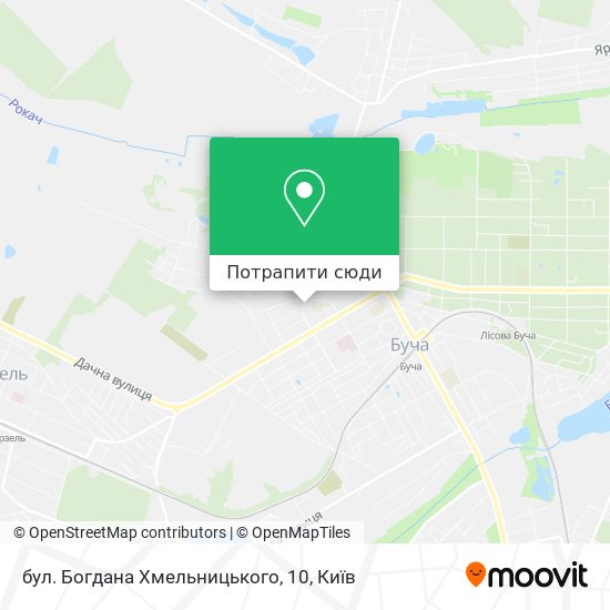 Карта бул. Богдана Хмельницького, 10