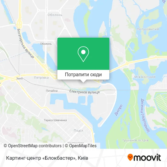 Карта Картинг-центр «Блокбастер»