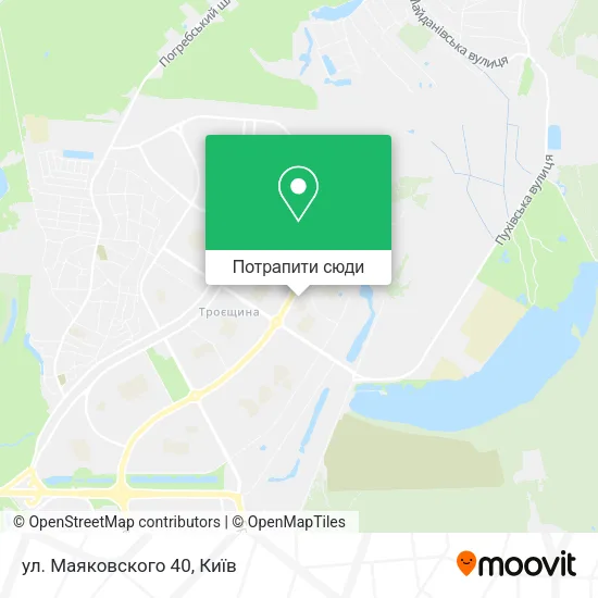 Карта ул. Маяковского 40
