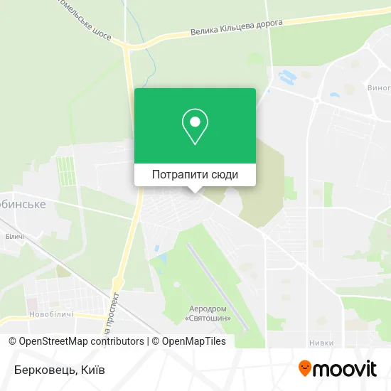 Карта Берковець