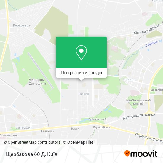 Карта Щербакова 60 Д