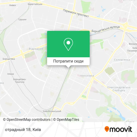 Карта отрадный 18