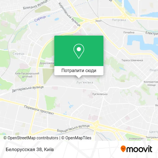 Карта Белорусская 38
