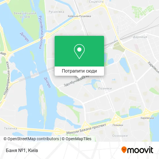 Карта Баня №1