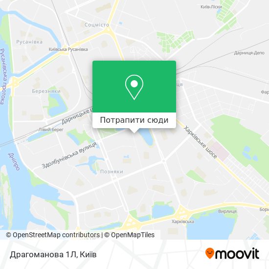 Карта Драгоманова 1Л
