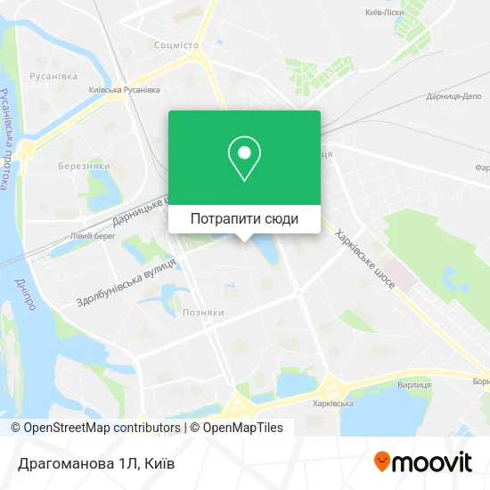 Карта Драгоманова 1Л