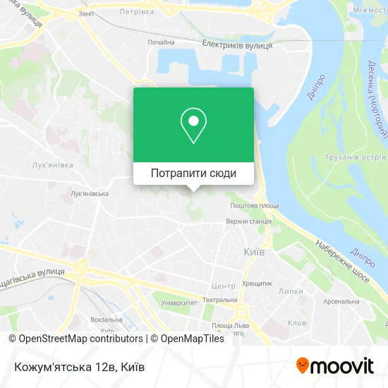 Карта Кожум'ятська 12в